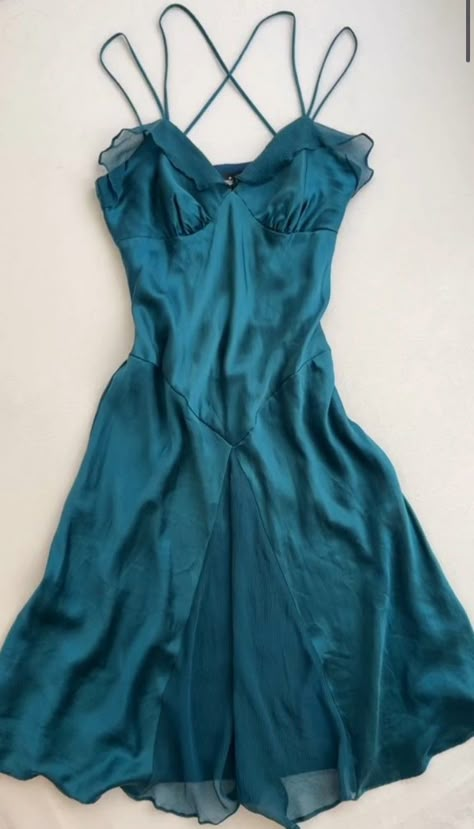 Blue Dress Mermaid, Turquoise Homecoming Dresses, Green Blue Dress, A Line Formal Dress, Prom Dress A Line, Mermaid Siren, Looks Party, Prom Dresses Vintage, Pink Tassel