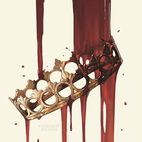 The Crown of Elfhame, Blood version- The Folk of the Air (frostbite.studios on ig) Blood Crown, Frostbite Studios, The Cruel Prince Series, Folk Of Air Series, Cruel Prince Series, Jude Cardan, Cardan And Jude, Jude And Cardan, Holly Black Books