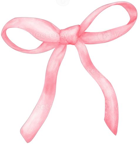 Pink Bow Coquette, Pita Png, Pita Pink, Ribbon Icon, Ribbon Illustration, Bow Watercolor, How To Draw Ribbon, Coquette Ribbon, Grafic Tees