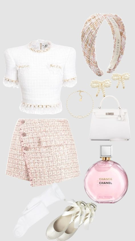 #outfitinspo #outfit #chanel #inspo #outfit #makeup #followforfollow Chanel Outfits Women, Chanel Outfit Aesthetic, Best Winter Outfits, Chanel Outfit, Expensive Clothes, Inspo Outfit, Midi Skirts, Kpop Fashion Outfits, Fashion Design Clothes