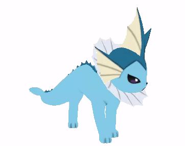 Vaporeon Aesthetic, Pokemon Stimboard, Vaporeon Gif, Blue Emojis, Evee Evolution, Random Gif, Pokemon Eeveelutions, 2160x3840 Wallpaper, Eevee Evolutions