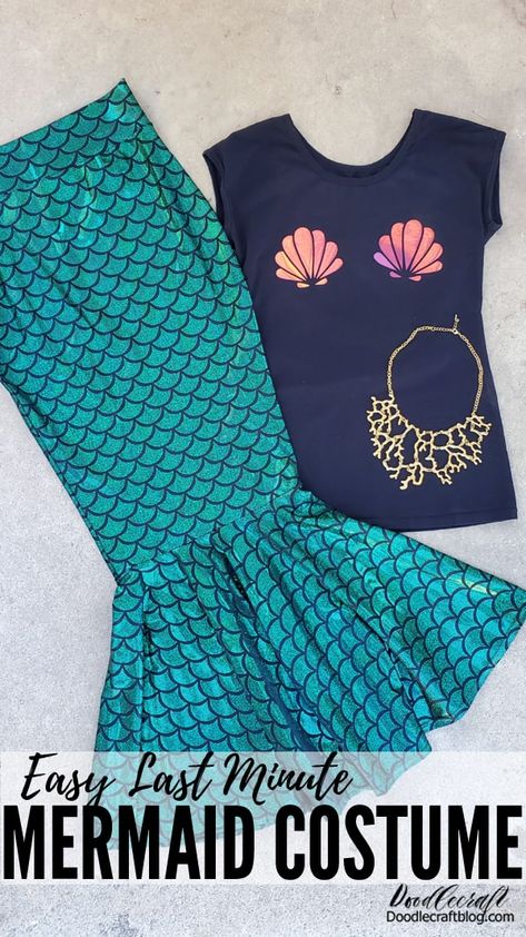 Mermaid Costumes Diy, Easy Diy Mermaid Costume, Modest Mermaid Costume, Kids Mermaid Costume Diy, Mermaid Kids Costume, Mermaid Ideas, Mermaid Costume Kids Diy, Little Mermaid Costume Diy, Diy Kids Mermaid Costume