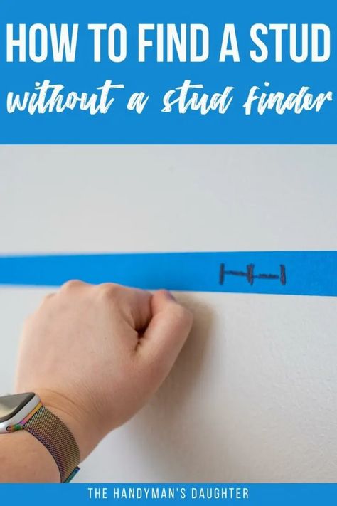 Finding Studs In Wall, Stud Finders, 2x4 Lumber, Studs Diy, Stud Finder, Handy Woman, Wood Studs, Mounted Shelves, Beginner Woodworking Projects