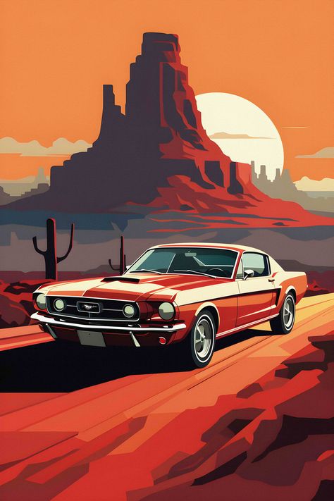 Step into the past with the modern minimalist travel poster '1967 Shelby Mustang GT500' by Pixaverse. This vibrant Displate print brings the classic and the contemporary together, illustrating the timeless allure of a legendary car. Let this artwork inspire you with its distinct, clean lines - a nod to minimalist design, and ignite your wanderlust with its travel theme. Get ready to take a journey through time and aesthetics. 1967 Ford Mustang Wallpaper, Muscle Cars Drawing, Classic Cars Illustration, Muscle Car Artwork, Car Wallpaper Minimalist, Retro Cars Poster, Car Animation Wallpaper, Ford Mustang 1967 Wallpapers, Mustang Car Painting