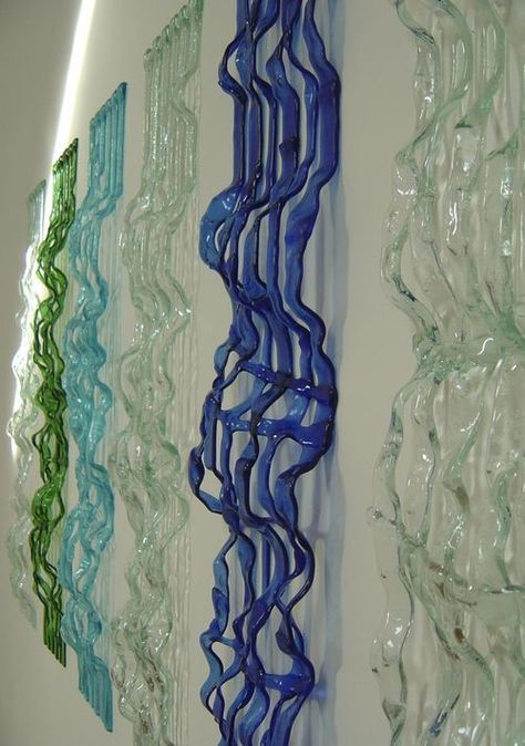 Sculpture Inspiration, Glass Awards, Fused Glass Wall Art, Kiln Formed Glass, Glass Fusing Projects, Wine Glass Art, Glass Art Projects, Beach Glass Art, Contemporary Glass Art