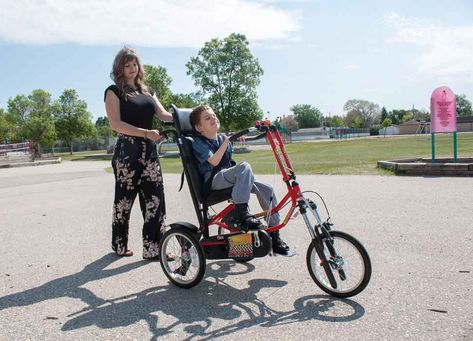 Fabricating custom adaptive bicycles that change lives Adaptive Bikes, Therapeutic Recreation, Adaptive Equipment, School Assemblies, Robotic Welding, Life Is Hard, Civil Engineering, Tricycle, Special Needs