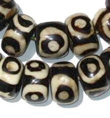 40 Eye Design Batik Bone Beads Large - African Bone Beads - Jewelry Making Supplies - Made in Kenya + (BON-RND-EYE-234) African Trade Bead Jewelry, Design Batik, African Pattern, Bone Beads, African Beads, African Jewelry, Trade Beads, Eye Design, Beads Jewelry