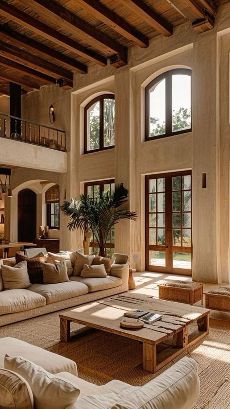 Modern Adobe House Interior, Modern Hacienda Interior, Modern Hacienda Decor, Hacienda Style Interior, Medeteranian Interior, Modern Hacienda Style Homes Interiors, Hacienda Home Decor, Hacienda Living Room, Hacienda Style Homes Interiors