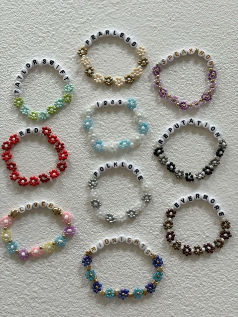 #Eras_Tour_Bracelet_Tutorial #Fancy_Eras_Tour_Bracelets #Eras_Bracelet_Ideas #Eras_Friendship_Bracelet Fancy Eras Tour Bracelets, Ts Bracelets, Eras Friendship Bracelet, Bejeweled Bracelet, Eras Bracelet, Swiftie Bracelets, Eras Tour Bracelets, Swift Friendship Bracelets, Taylor Swift Friendship Bracelets