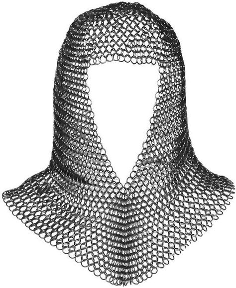 Chainmail Coif Medieval Coif, Chainmail Coif, Chainmail Shirt, Chainmail Armor, Types Of Armor, Viking Armor, Medieval Garb, Viking Clothing, Historical Reenactment