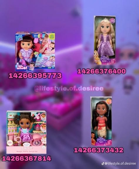 Bloxburg Toys Codes, Bloxburg Target Decal Codes, Bloxburg Toys Decals Codes, Barbie Codes Bloxburg, Toys Bloxburg Decals, Club Roblox House Ideas Kids Bedroom, Bloxburg Toy Store, Princess Decals Bloxburg, Toy Decals Bloxburg