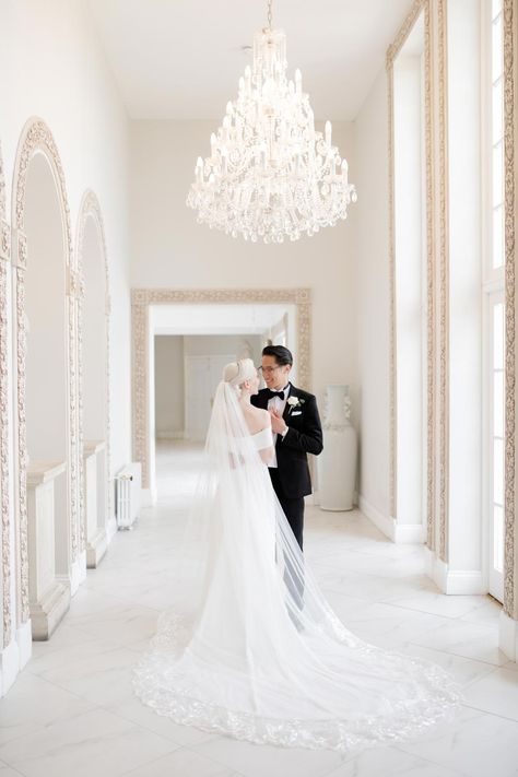 Bride & Groom at Froyle Park | Light & Airy fine art wedding photography UK Wedding With White Flowers, Mori Lee Wedding Dress, Shooting Couple, Airy Photography, Acrylic Signs, Cathedral Wedding, Art Wedding Photography, Luxury Wedding Photography, Mori Lee