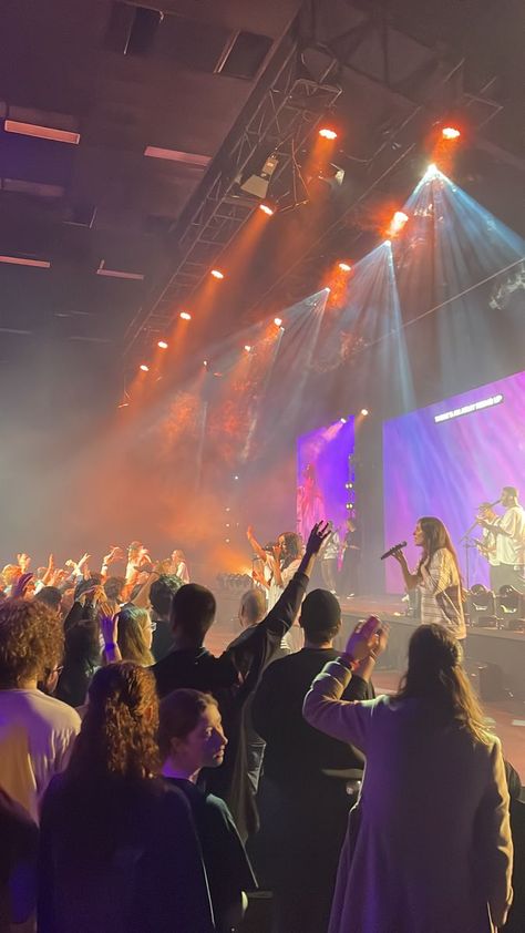 Elevation Worship Concert, Worship Night Aesthetic, Worship Team Aesthetic, Youth Ministry Aesthetic, Worship Leader Aesthetic, Youth Group Aesthetic, Worship Aesthetic, Worship Concert, Christian Festival