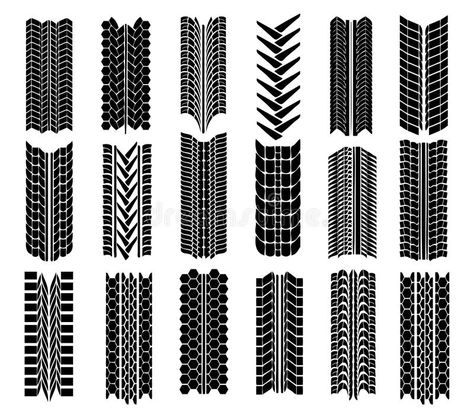 Different straight tyre imprints. Illustration in black on white , #affiliate, #imprints, #tyre, #straight, #white, #black #ad Small Easy Drawings, Tire Vector, Desktop Photography, Realistic Rose Tattoo, Premade Logo Templates, Tire Tracks, Realistic Rose, Building House Plans Designs, Automotive Logo