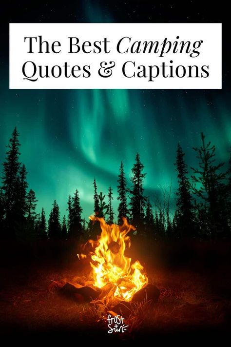 Camping quotes and captions for Instagram photos and reels. Includes camping puns, writing prompts, RV sayings, and more. Happy Camper Quotes, Family Camping Quotes, Camping Memories Quotes, Camping Letterboard Quotes, Campfire Captions, Camping Season Quotes, Camping Sayings Quotes, Camping With Family Quotes, Camping Ig Captions