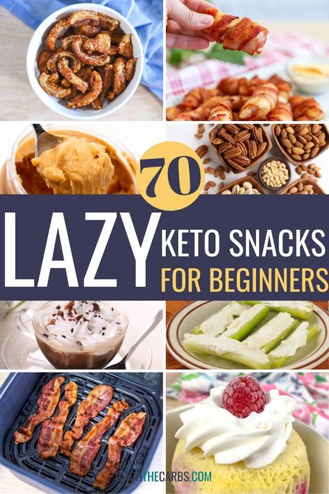 Keto Snacks List, Lazy Keto Snacks, Easy Lazy Keto, Keto Snack Ideas, Keto Protein Bars, Dirty Keto, Ditch The Carbs, Keto Diet Results, Snacks List