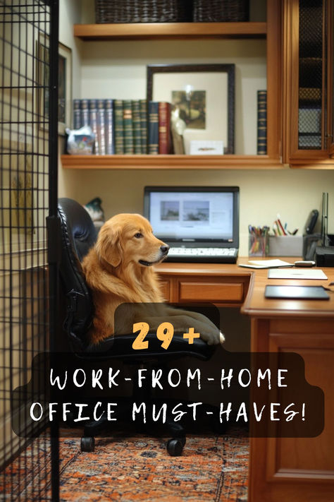 Building your dream work-from-home office? 🏠💼 Click to discover 29 must-have items that transform your space into a productivity paradise. Upgrade your home office today! #HomeOffice #WorkFromHome #ProductivityBoost #OfficeEssentials #HomeWorkspace Lack Motivation, Homework Space, Home Office Designs, Work From Home Office, Work For Yourself, Office Designs, Classy Decor, Office Essentials, Upgrade Your Home