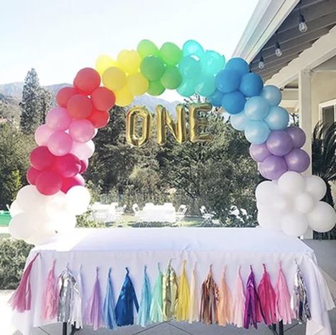 Table Balloon Arch, Ballon Column, Baby Shower Arch, Shower Arch, Arch Table, Garden Party Decorations, Hari Valentine, Balloon Columns, Arch Kit