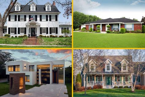 Home Types, House Types Style, House Types, Different Types Of Homes, Types Of House Styles Exterior, Types Of Homes Architecture, Different Types Of Houses Style, House Types Architecture, Types Of Homes