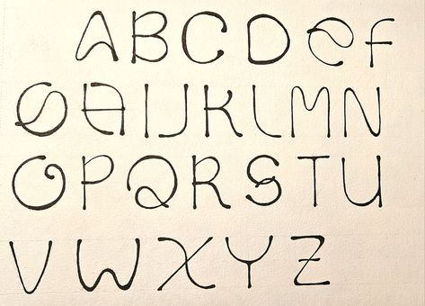 Accidental applied alien alphabet Alien Alphabet, Alien Font, Hand Lettering Fonts, Hand Writing, Font Art, Lettering Fonts, Handwriting, Hand Lettering, Alphabet