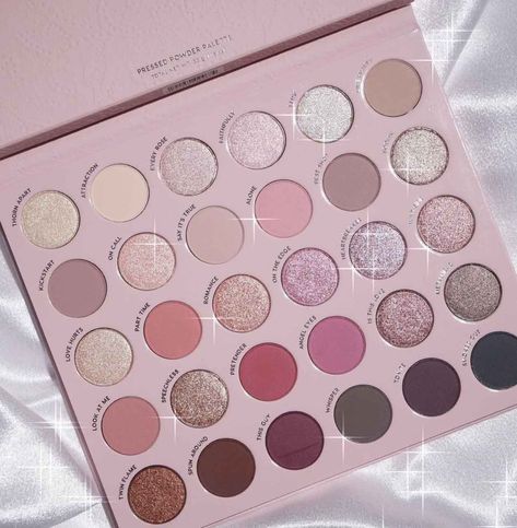 Colourpop Smoke N’ Roses Mega Shadow Palette Is Here Colour Pop Makeup, Colourpop Palette, Colourpop Eyeshadow Palette, Pink Eyeshadow Palette, Makeup Asian, Best Eyeshadow Palette, Colourpop Eyeshadow, Makeup Eyeshadow Palette, Makeup Accesories