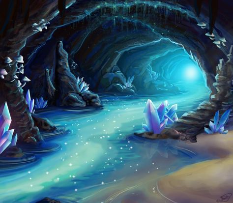 LISA RENEE: “Crystal Caverns” | Ascension Avatar Backgrounds Fantasy Art, Fantasy Background, Crystal Cave, Fantasy Forest, Fantasy City, Fantasy Setting, Fantasy Places, Fantasy Art Landscapes, Fantasy Aesthetic