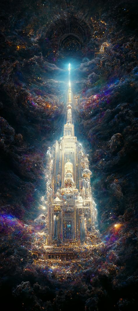 Space Castle Art, Space Castle Aesthetic, Star Castle Aesthetic, Castle In Space, Galaxy Castle, Cosmic Castle, Space Kingdom, Celestial Castle, Star Kingdom