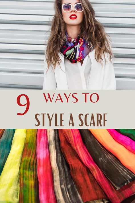 Tshirt Scarf Outfit, How To Accessorize With A Scarf, Ways To Wear Square Scarf, Boho Scarves, Ways To Wear A Scarf In Summer, Wear A Scarf Ways To, Ways To Tie Neck Scarf, Shirt With Scarf Outfit, How To Tie Long Scarf Around Neck