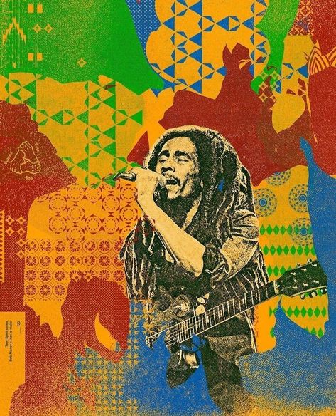 Bob Marley Reggae Music Posters, Bob Marley Poster, Bob Marley Painting, Paul Simonon, Reggae Art, Contemporary Collage, Hippie Posters, Bob Marley Art, My Youth