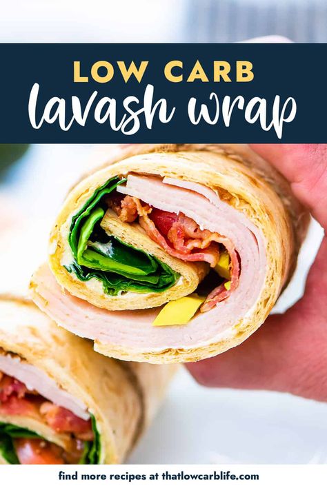 Lavash Bread Sandwiches, Lavash Bread Pinwheels, Low Carb Turkey Wraps, Chicken Lavash Wrap, Lavish Wrap Recipe, Lavash Bread Wrap, Lavash Sandwich Wraps, Lavash Wrap Recipes, Lavash Roll Ups