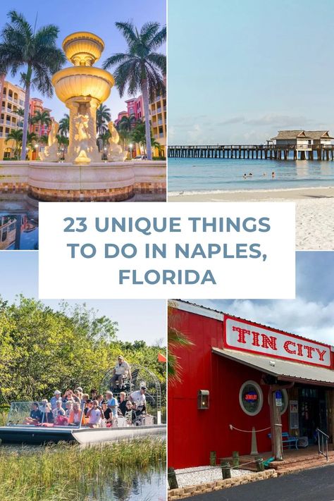 Discover the hidden gems of Naples, Florida as we take you on a journey through unique experiences! Get lost in the magic of Naples, and create memories you won't forget. Click the link to start planning your adventure! Naples Florida With Kids, Naples Florida Things To Do In, Best Florida Beaches, Things To Do In Naples, Move To Florida, Florida Travel Destinations, Trip To Florida, Florida Adventures, Florida Homes