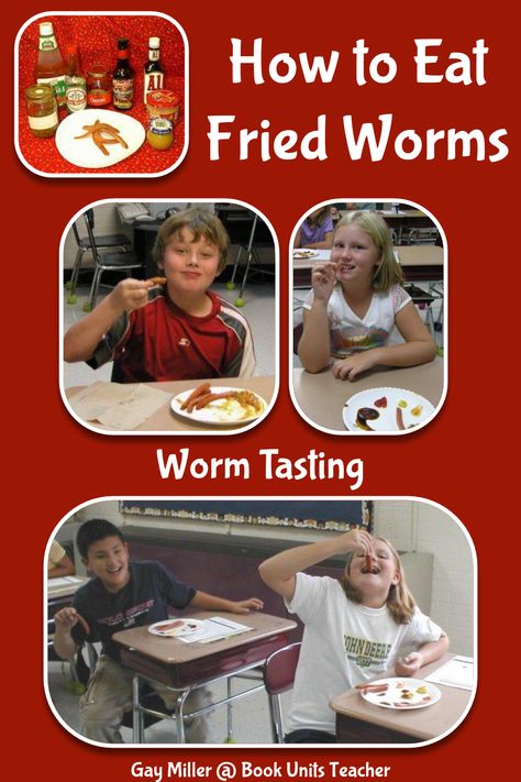 Students love this tasting activity while reading How to Eat Fried Worms. Learn more here. How To Eat Fried Worms Novel Study, How To Eat Fried Worms Activities, How To Eat Fried Worms, Meal Worms, Sped Classroom, Preschool Tracing, Reading Unit, 4th Grade Reading, Steam Activities