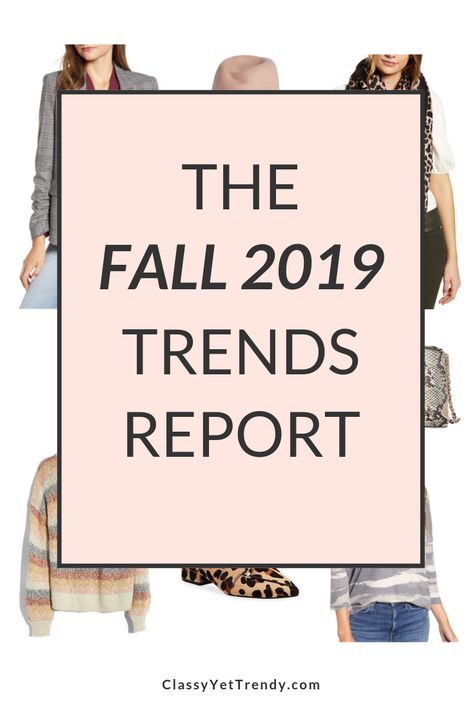 Fall 2019 Trends Report - Classy Yet Trendy Fashion Course, 15 Outfits, Victoria Emerson, Teacher Wardrobe, Classy Yet Trendy, Neutral Outfits, Capsule Closet, Travel Capsule Wardrobe, Trending Items