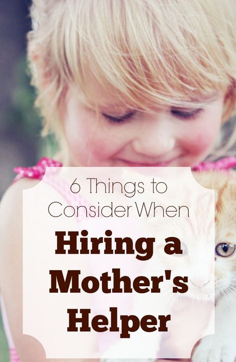 A mother's helper can be a great way to lighten your load while still keeping your kids home. Here are some things to consider before you start your search. Mothers Helper Checklist, Babysitter Tips And Tricks, How To Be A Good Babysitter, Mommy Hacks, Positive Parenting Solutions, Mom Planner, Call Mom, Mom Hacks, Happy Mom