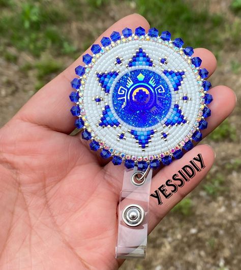 Diy Bead Badge Reel, Beaded Badge Holders As Gift, Cheap Everyday Beaded Badge Holders, Beaded Badge Holders, Beaded Badge Reel Native, Multicolor Beaded Badge Reel As Gift, Cab Earrings, Beaded Badge Reel, Badge Reels Diy