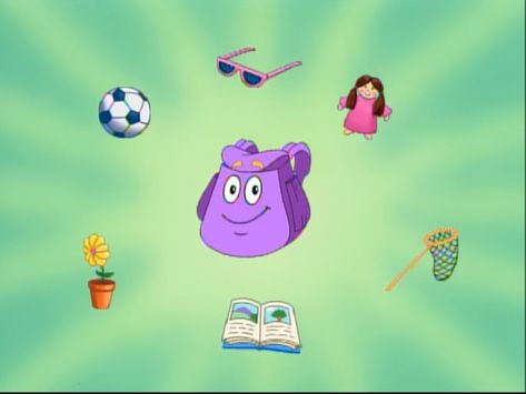 Backpack/Gallery/Segments | Dora the Explorer Wiki | Fandom Dora Backpack, Explorer Theme, Dora Boots, Dora And Friends, Kai Lan, Chocolate Tree, Red Chicken, Big River, Minor Character