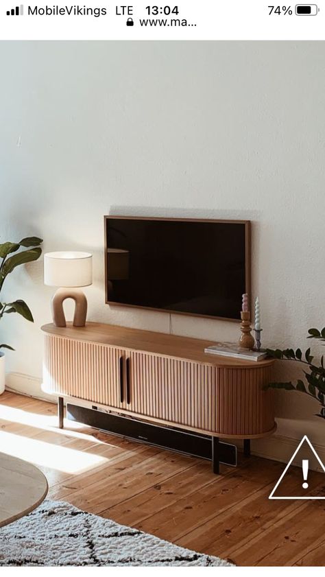 Japandi Living Room Tv Console, Japandi Entertainment Center, Japandi Tv Console, Japandi Tv Stand, Japandi Living Room Tv, Midcentury Decoration, Console Cabinets, Organic Living Room, Japandi Living Room