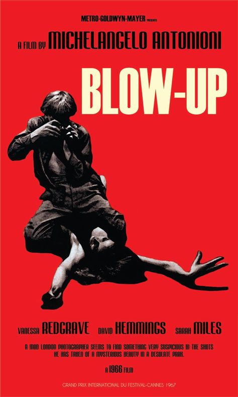 Blow-Up (Antonioni) Blow Up Movie, David Hemmings, Michelangelo Antonioni, Vanessa Redgrave, Fritz Lang, Kirk Douglas, I Love Cinema, Little Miss Sunshine, London Photographer