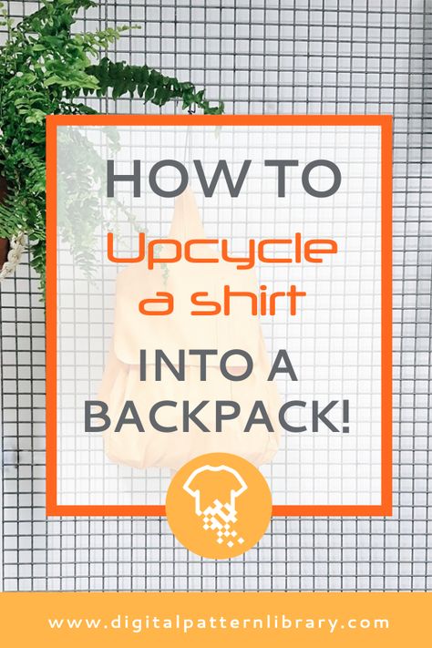 Check out how to upcycle a classic shirt into a backpack using out step by step DIY tutorial! Digital Pattern Library | PDF Sewing Patterns. Download your wardrobe. Menswear coming soon. Visit our site for modern patterns, fashion file collectibles, FREE templates and the 10 day design challenge. #sewingskills #sewingtechniques #sewingtutorials #digitalpatterns #sewingpatterns #upcycling #digitalpatternlibrary Upcycling Projects, Hand Sewing Projects, Upcycle Shirt, Backpack Pattern, Patterns Fashion, Circular Design, Pattern Library, Upcycle Projects, Design Challenge