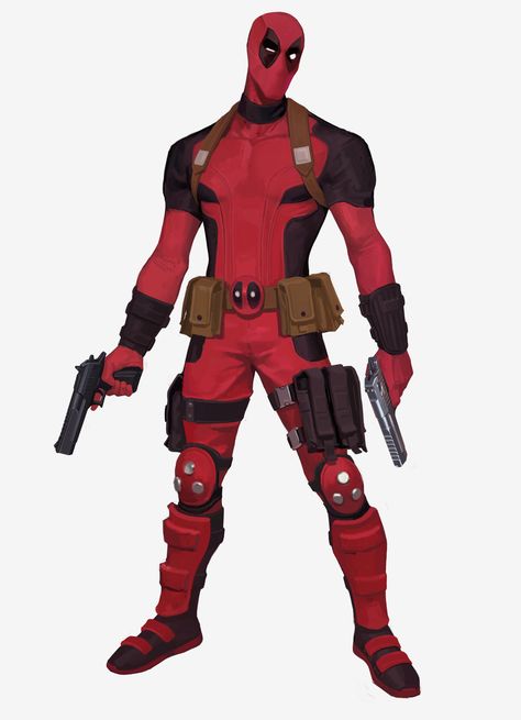 ArtStation - Deadpool , ZHENG HUANG Deadpool Redesign, Dc Concept Art, Deadpool Suit, Deadpool Character, Deadpool Pictures, Deadpool Cosplay, Deadpool Art, Arte Nerd, Marvel Superheroes Art