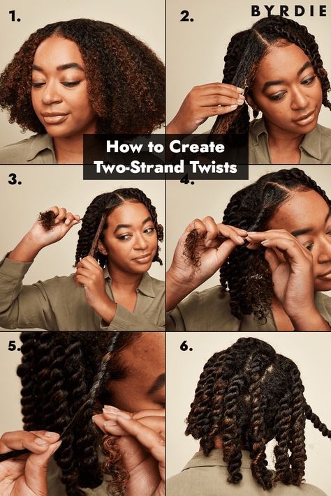 Two-Strand Twists Are One of the Easiest—and Healthiest—Protective Styles 2 Strand Twist Styles Natural, 2 Strand Twist Styles, Style For Natural Hair, Trendy Curls, 2 Strand Twist, Two Strand Twist Hairstyles, Marley Twist Hairstyles, Two Strand Twists, Big Braids