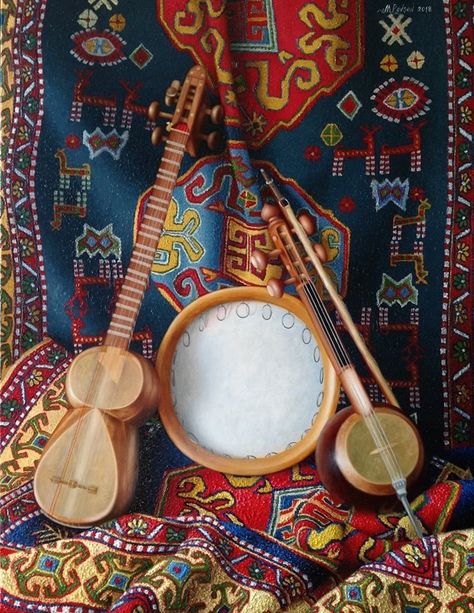 Iranian Culture, Persian Music, Iran Culture, Persian Calligraphy Art, Frame Drum, Corporate Art, Iranian Art, Baby Clip Art, Nature Art Painting