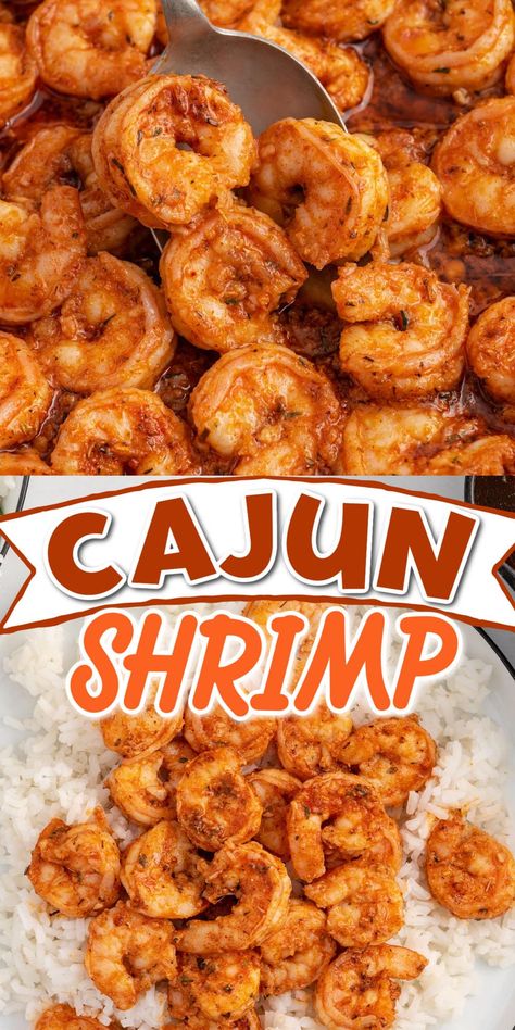 Cajun Shrimp Smoked Shrimp Recipes, Easy Seafood Recipes Simple, Hot And Spicy Shrimp, Cajun Shrimp Rice, Fried Shrimp Recipes, Cajun Shrimp Recipes, Spicy Shrimp Recipes, Cajun Seafood, Cajun Dishes