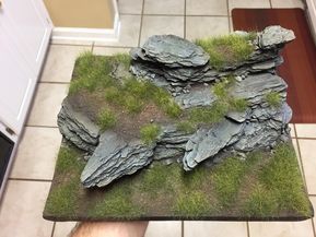 Step by step terrain building - Album on Imgur Terrain Building, Dnd Terrain, Miniature Terrain, Fake Rock, Expanding Foam, Warhammer Terrain, 40k Terrain, Game Terrain, Landscape Model