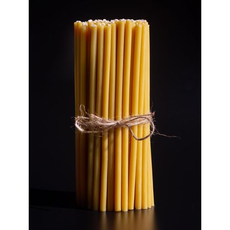 Beeswax taper candles