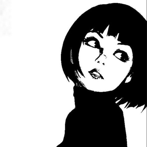 Short Hair Manga Icon, Pfp Short Black Hair, Short Black Hair Pfp, Pfp Short Hair, Short Hair Pfp, Short Hair Icon, No Pfp, Anime Monochrome, Art Icon