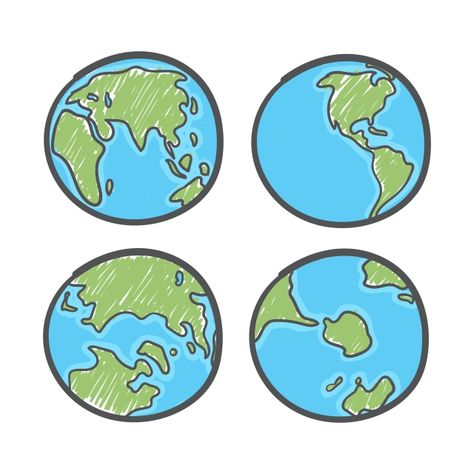 Earth Reference Drawing, Earth Map Drawing, Earth Pictures Drawing, World Drawing Earth, Earth Doodle, Earth Reference, Model Of Earth, Earth Day Pictures, Earth Day Images