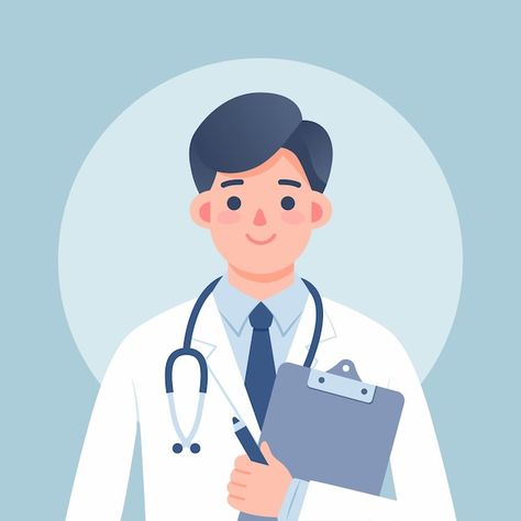 Doctors Illustration, Cute Doctor Cartoon, Doctor Helping Patient Drawing, Doctor Icon, Doctor Cartoon, Doctor Vector Illustration, Medical Vector Illustration, Person Cartoon, Flat Vector Illustration