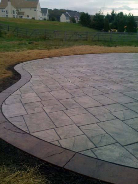 Top 50 Best Stamped Concrete Patio Ideas - Outdoor Space Designs Stamped Concrete Patio Ideas, Stamped Concrete Patio Designs, Stamped Concrete Patterns, Concrete Patio Ideas, Backyard Layout, Concrete Patio Designs, Cement Patio, Concrete Patios, Concrete Walkway