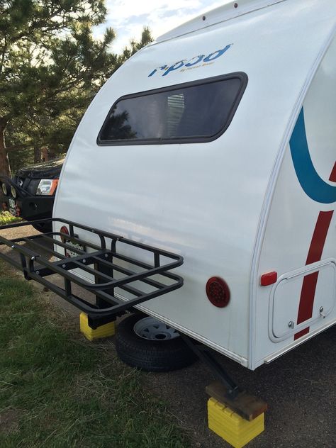 The $65 canopy - R-pod Owners Forum - Page 1 Rpod Modifications, Small Camper Makeover, Rpod Camper, Pod Trailer, Trailer Modifications, River 2018, Camping Storage Ideas, Pod Camper, Camper Trailer Ideas